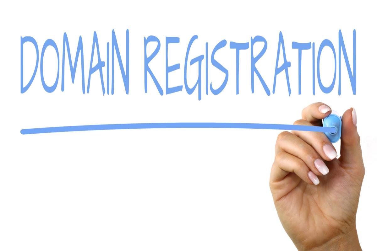 Domain Registration  Handwriting image