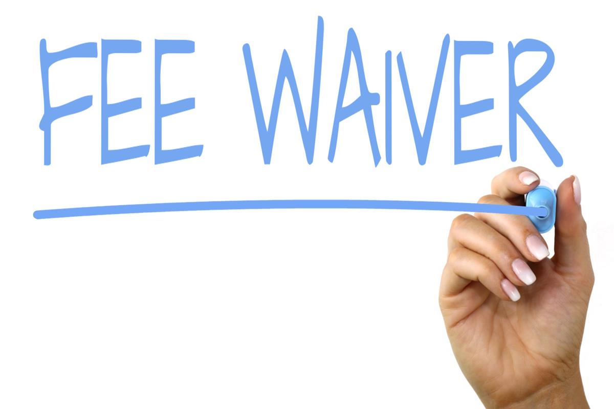 Image result for Fee Waiver