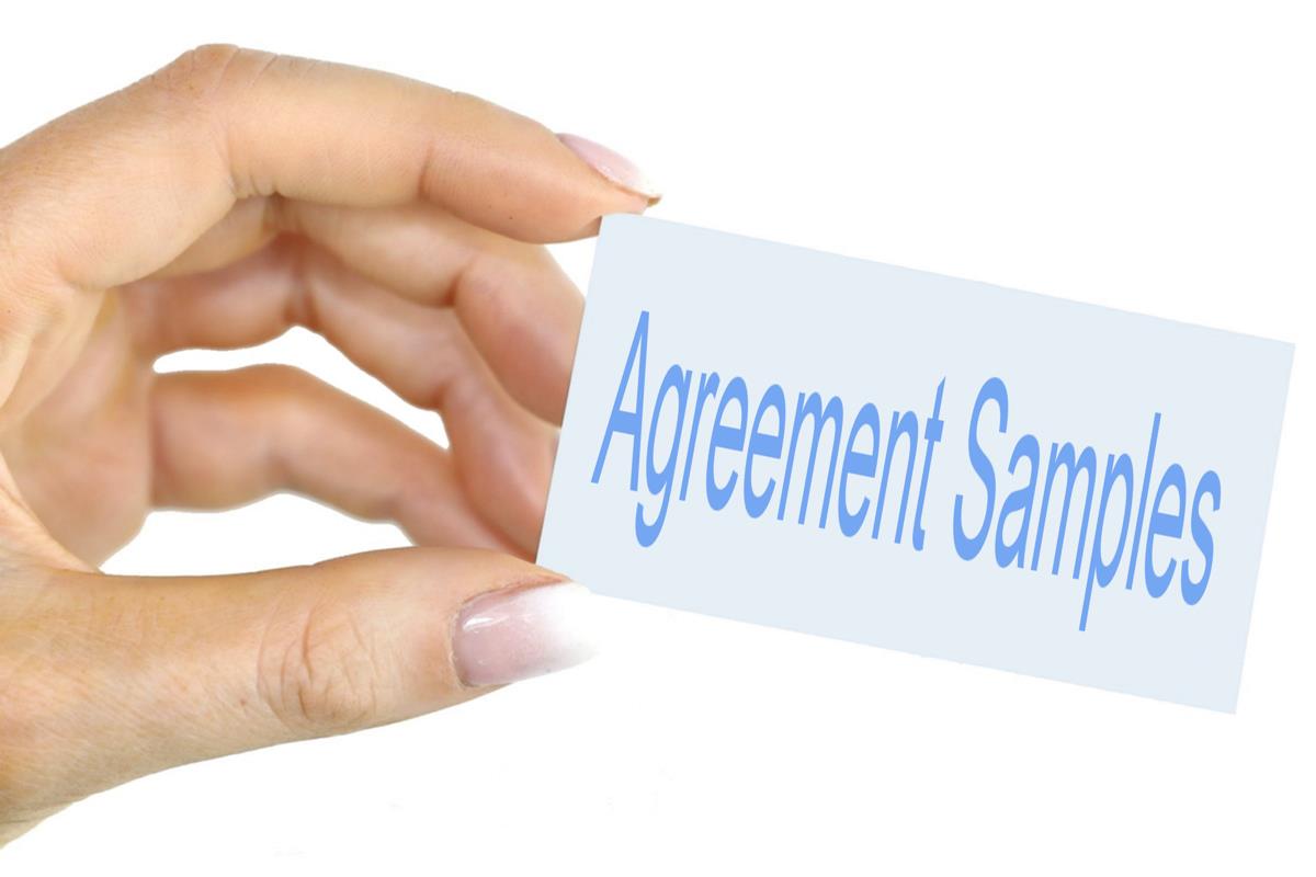 Agreement Samples