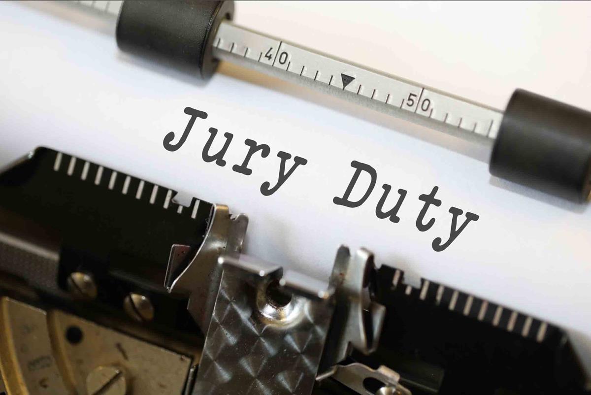 Jury Duty - Free Creative Commons Typewriter image